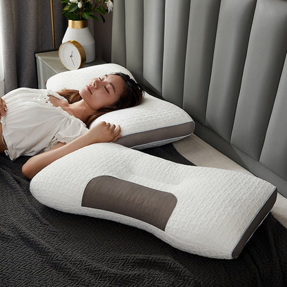 Premium Hybrid Pillow for Back & Side Sleepers — Targeted Neck & Shoulder Support