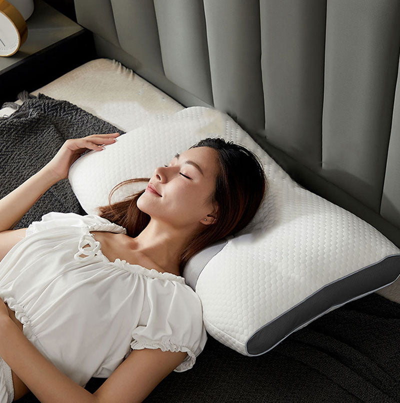 Premium Hybrid Pillow for Back & Side Sleepers — Targeted Neck & Shoulder Support