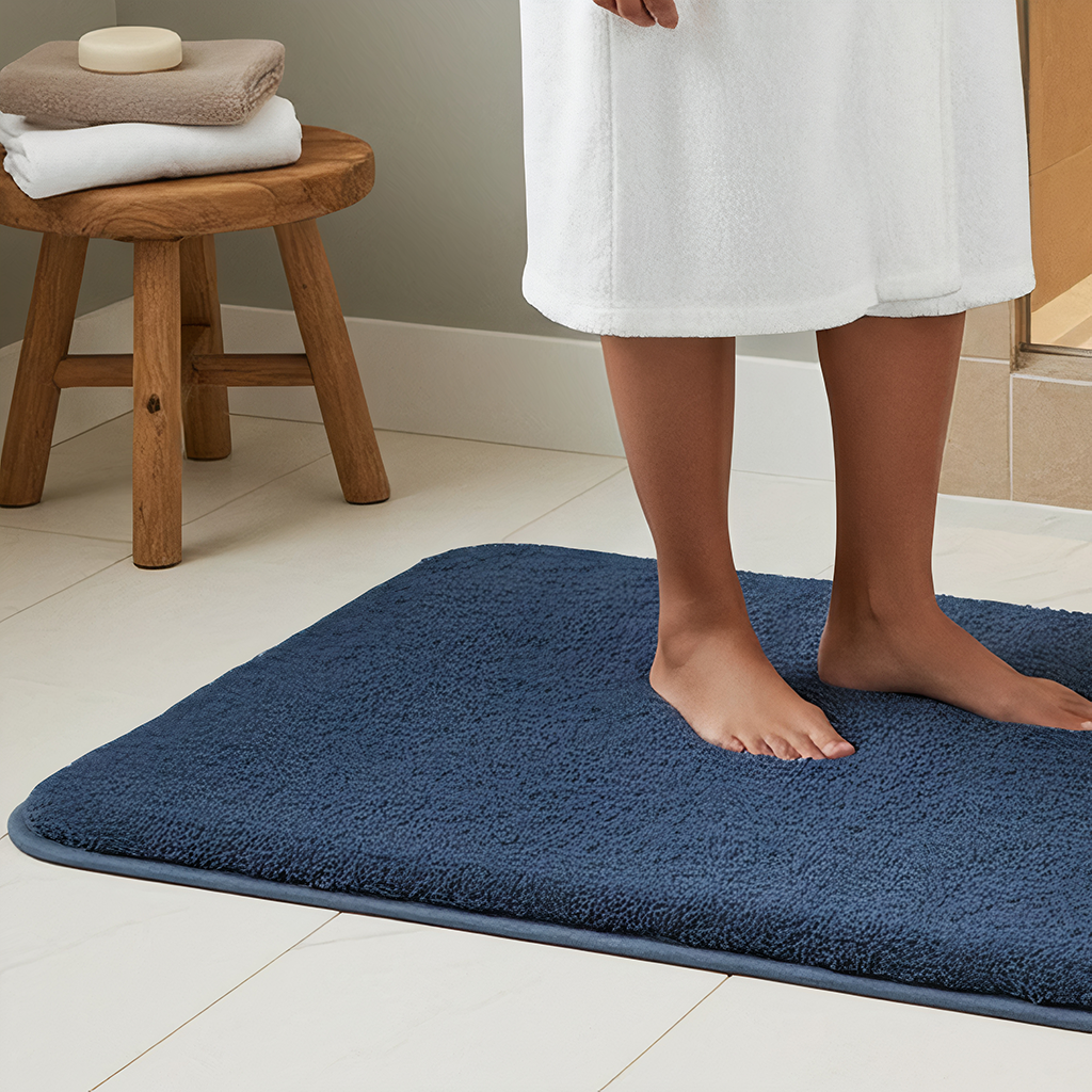Luxuriously Thick Bathroom Rug — Ultra-Soft, Plush Comfort